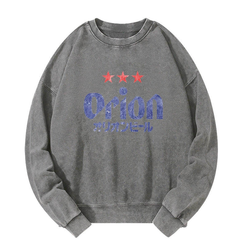 Tokyo-Tiger Orion Breweries Washed Sweatshirt