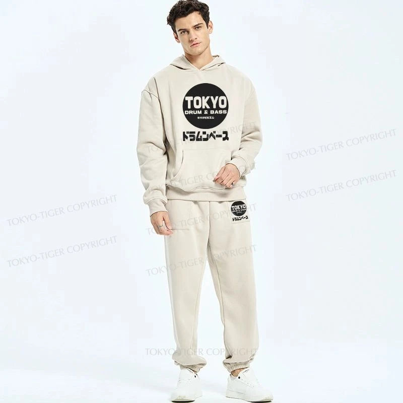 Tokyo-Tiger Tokyo DnB Japanese Fleece Lined Hoodie Set