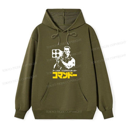 Tokyo-Tiger Commando In Japanese Classic Hoodie