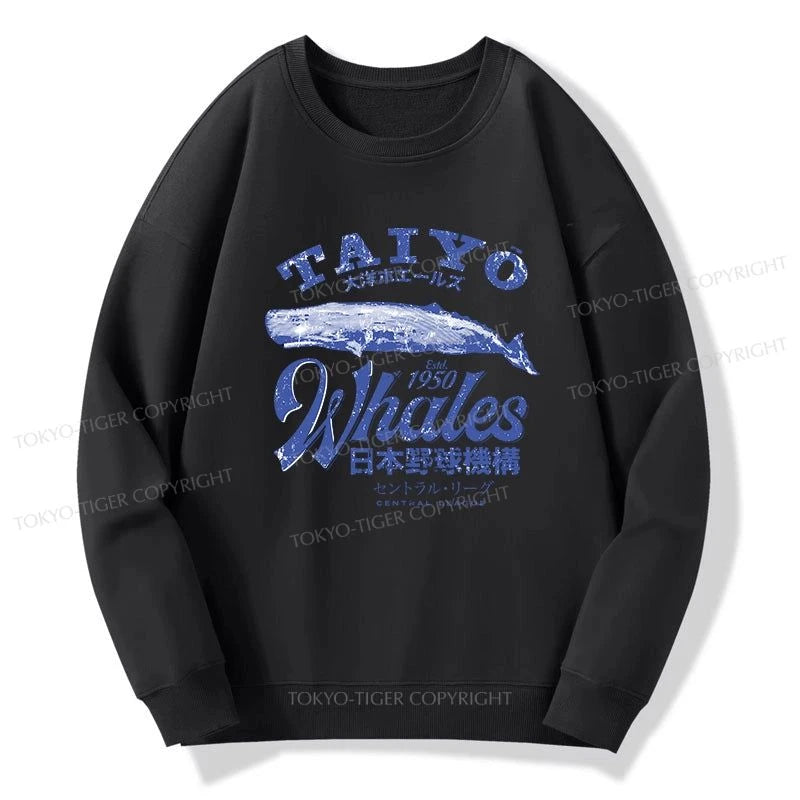 Tokyo-Tiger Japan Taiyo Whales Sweatshirt