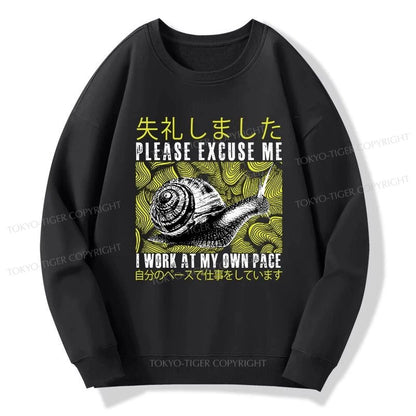 Tokyo-Tiger Snails That Work According To Their Own Rules Sweatshirt