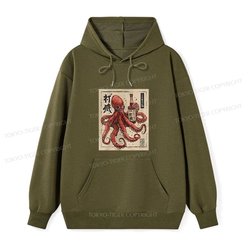 Tokyo-Tiger Osaka Saké Octopus Classic Hoodie