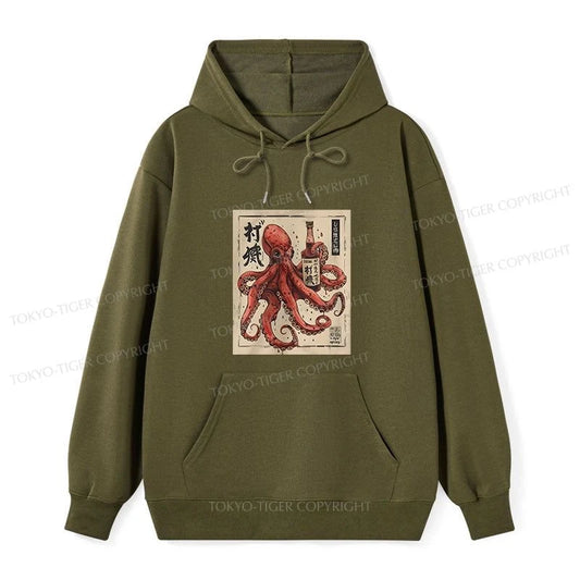 Tokyo-Tiger Osaka Saké Octopus Classic Hoodie