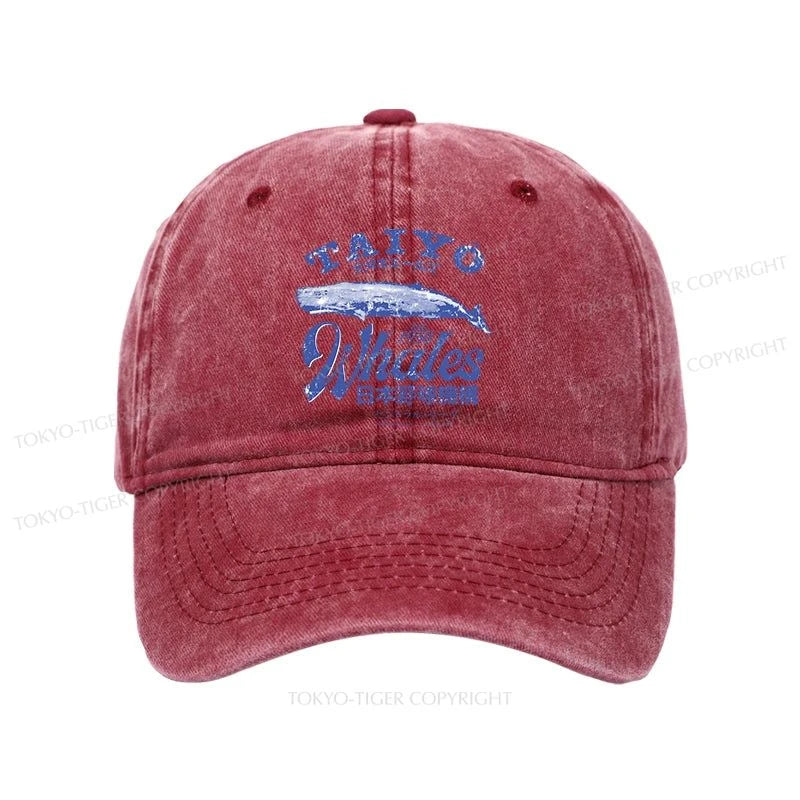 Tokyo-Tiger Japan Taiyo Whales Washed Cap