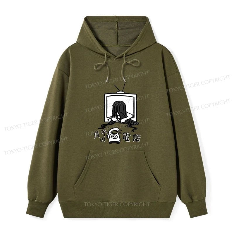 Tokyo-Tiger The Ring Sadako Classic Hoodie