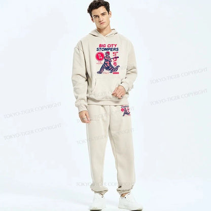 Tokyo-Tiger Big City Stompers Fleece Lined Hoodie Set