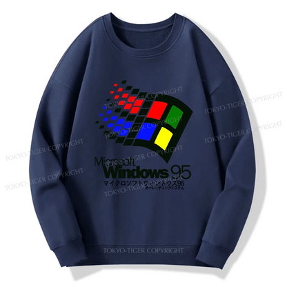 Tokyo-Tiger Windows 95 Logo Sweatshirt