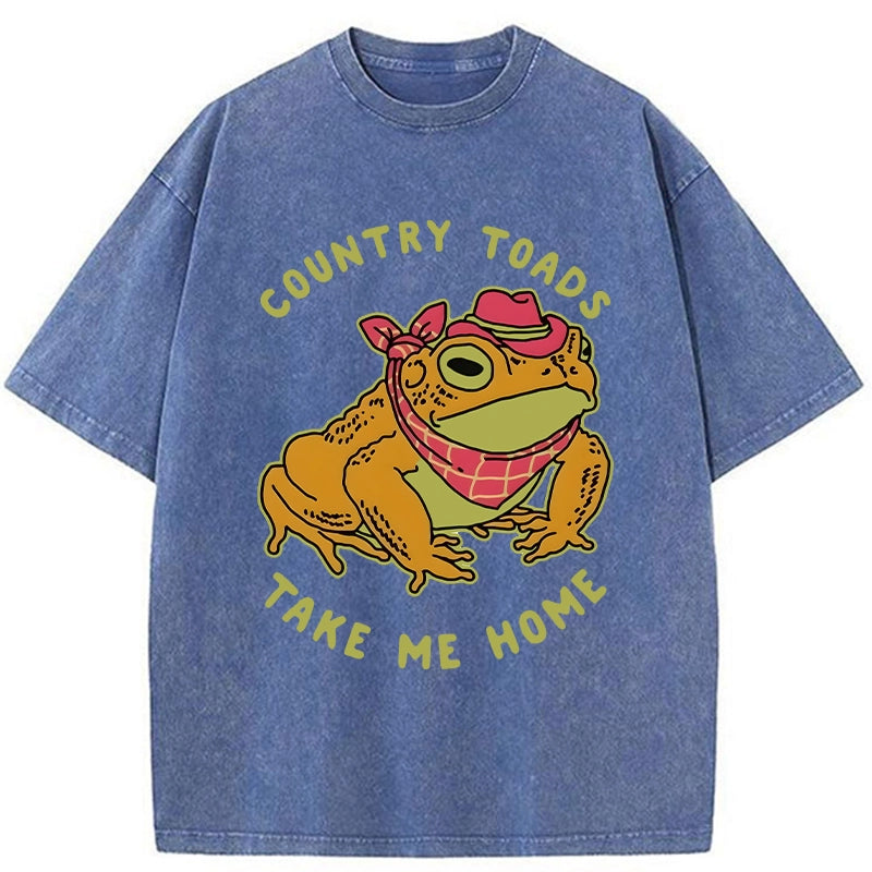 Tokyo-Tiger Country Style Frog Washed T-Shirt