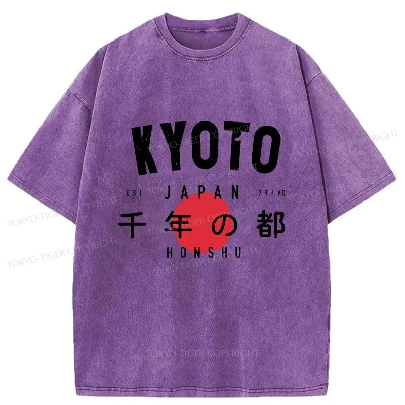 Tokyo-Tiger The Millennium Capital Of Japan Washed T-Shirt