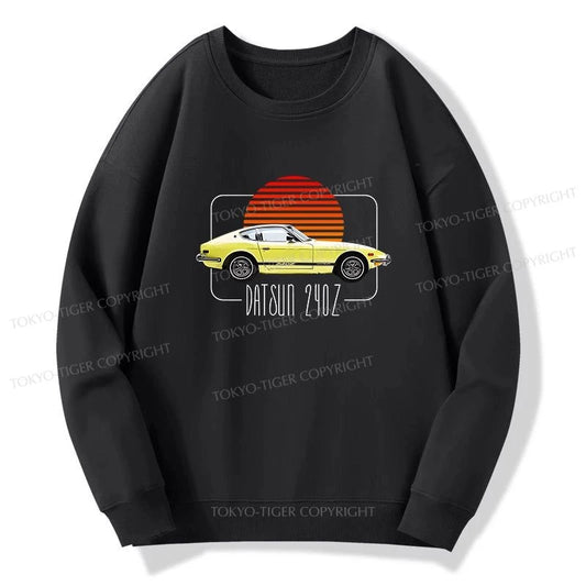 Tokyo-Tiger Datsun 240Z Retro Classic Car Sweatshirt