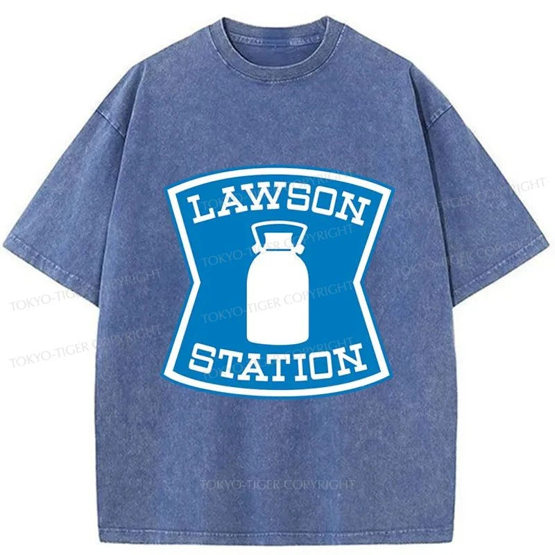 Tokyo-Tiger Lawson Station Japanese Washed T-Shirt