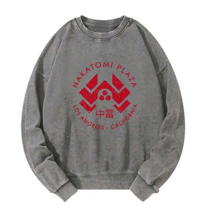 Tokyo-Tiger Nakatomi Plaza Washed Sweatshirt