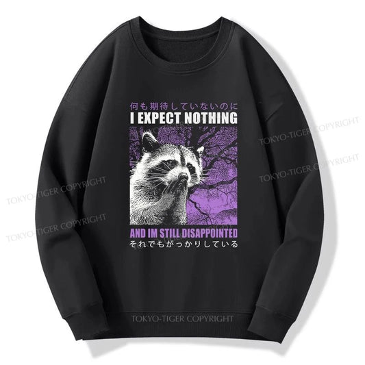 Tokyo-Tiger Disappointed Raccoon Japanese Sweatshirt