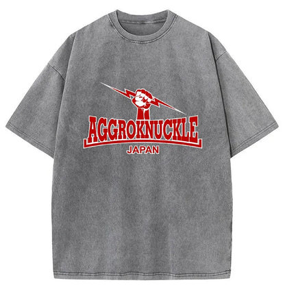 Tokyo-Tiger AGGROKNUCKLE Japan Washed T-Shirt