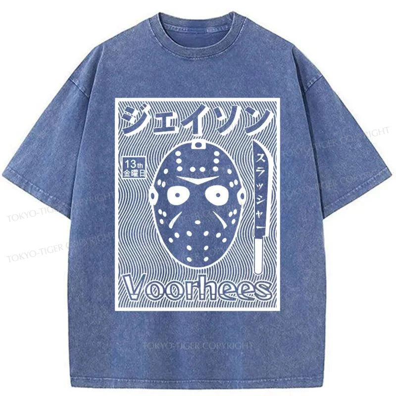 Tokyo-Tiger Killer Mask Washed T-Shirt