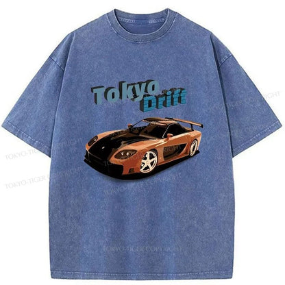 Tokyo-Tiger Fast And Furious-Tokyo Drift Washed T-Shirt