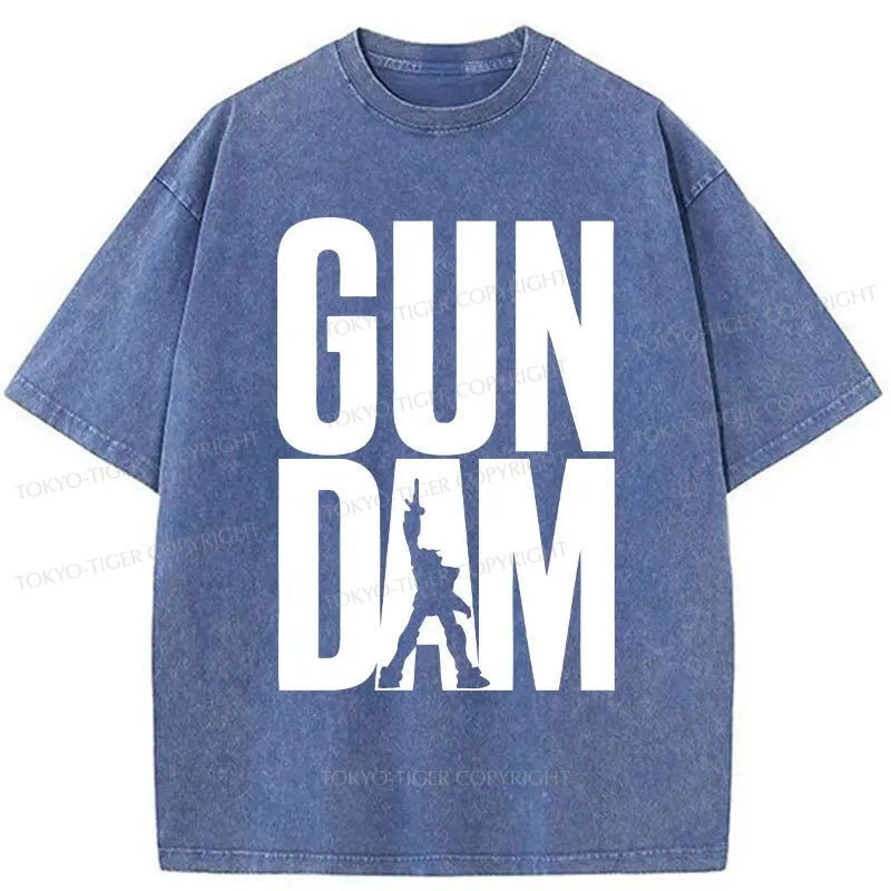 Tokyo-Tiger Gundam Japanese Washed T-Shirt