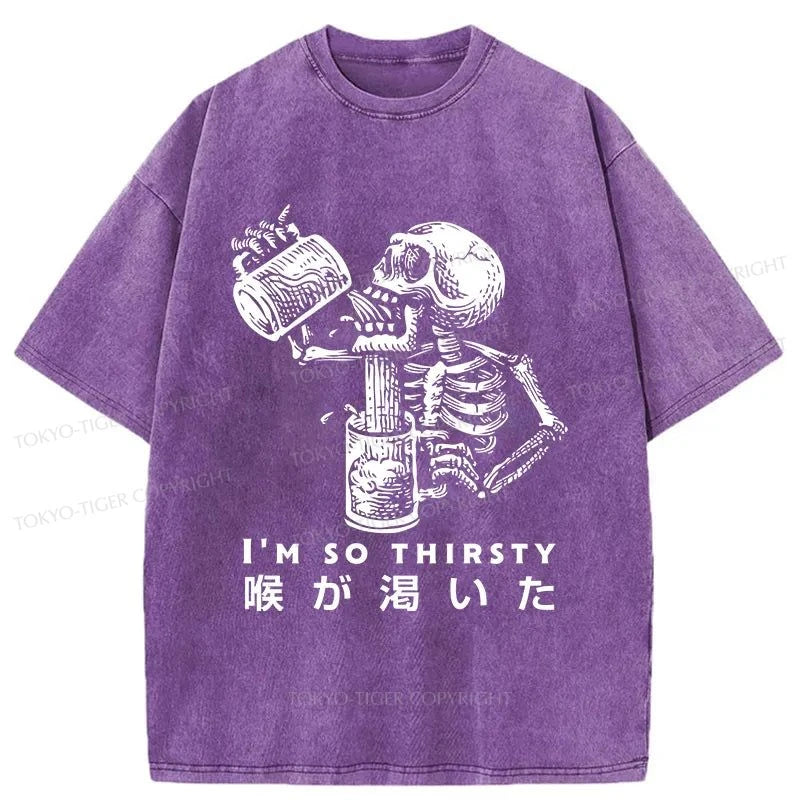 Tokyo-Tiger I'm So Thirsty Japan Washed T-Shirt