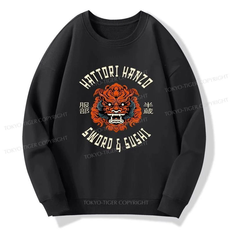 Tokyo-Tiger Japanese Hattori Hanzo Prints Sweatshirt