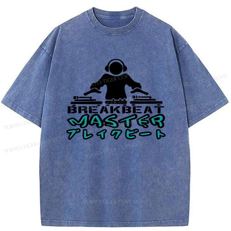 Tokyo-Tiger Breakbeat Master Washed T-Shirt