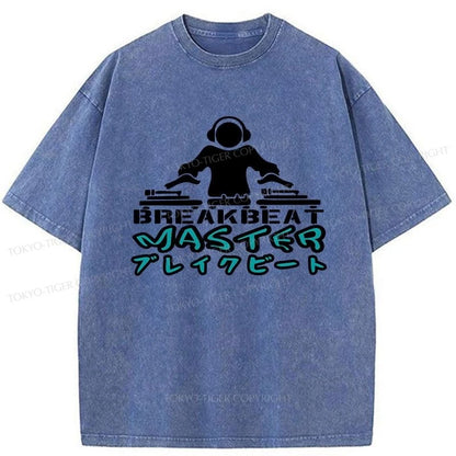 Tokyo-Tiger Breakbeat Master Washed T-Shirt