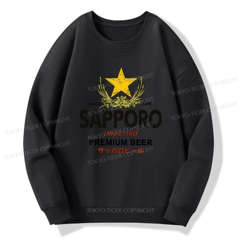 Tokyo-Tiger Sapporo Beer Star Japanese Sweatshirt