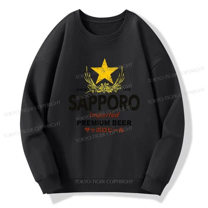 Tokyo-Tiger Sapporo Beer Star Japanese Sweatshirt