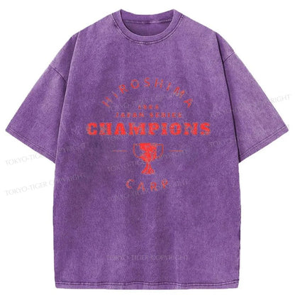 Tokyo-Tiger Hiroshima Champions 1984 Washed T-Shirt