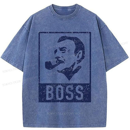 Tokyo-Tiger Japan Boss Coffee Washed T-Shirt