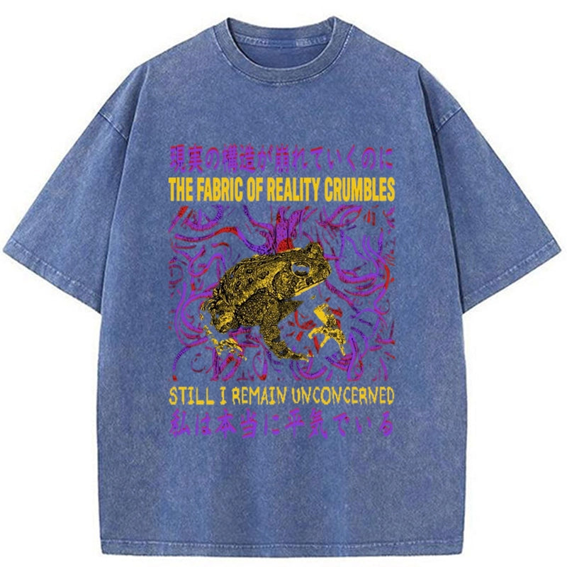 Tokyo-Tiger Japanese Frog The Fabric Washed T-Shirt