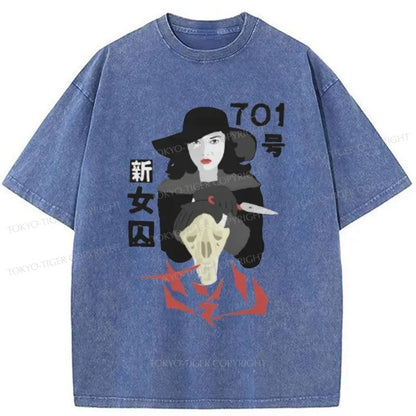 Tokyo-Tiger Female Prisoner Meiko Washed T-Shirt