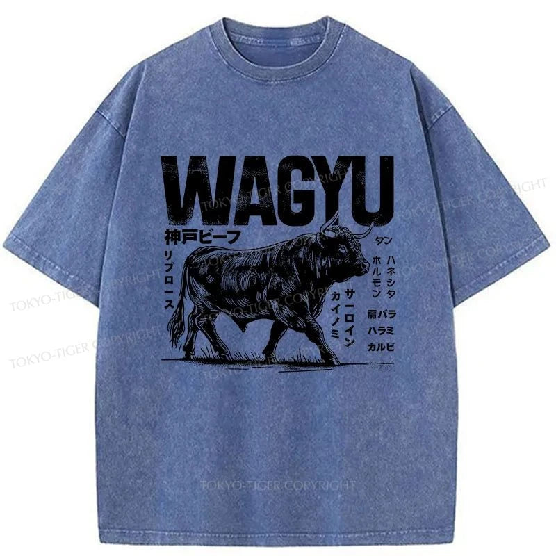 Tokyo-Tiger Kobe Wagyu Washed T-Shirt