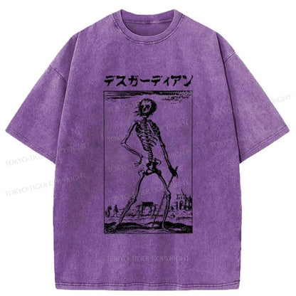 Tokyo-Tiger Death Guardian Japanese Washed T-Shirt