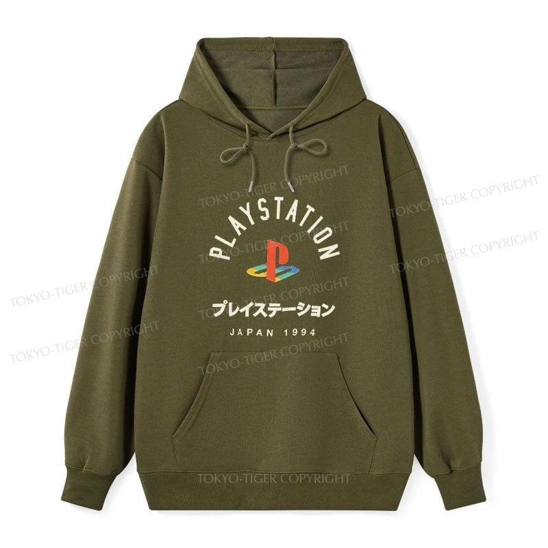 Tokyo-Tiger PlayStation Logo Japan Classic Hoodie