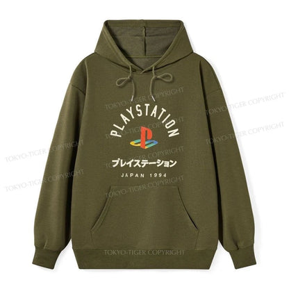 Tokyo-Tiger PlayStation Logo Japan Classic Hoodie