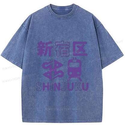 Tokyo-Tiger Shinjuku Japanese Washed T-Shirt