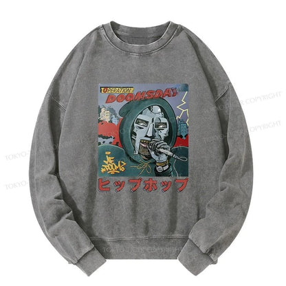 Tokyo-Tiger Mf Doom Japan Washed Sweatshirt