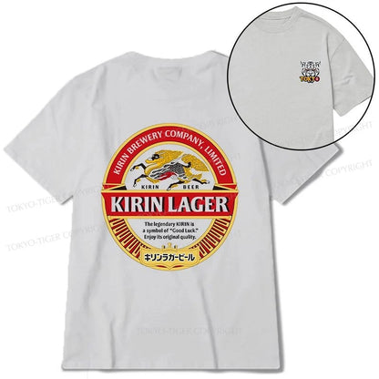 Tokyo-Tiger Kirin Ichiban Beer Logo Japan Front Back Classic T-Shirt