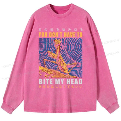 Tokyo-Tiger You Don't Have To Washed Long Sleeve T-Shirt