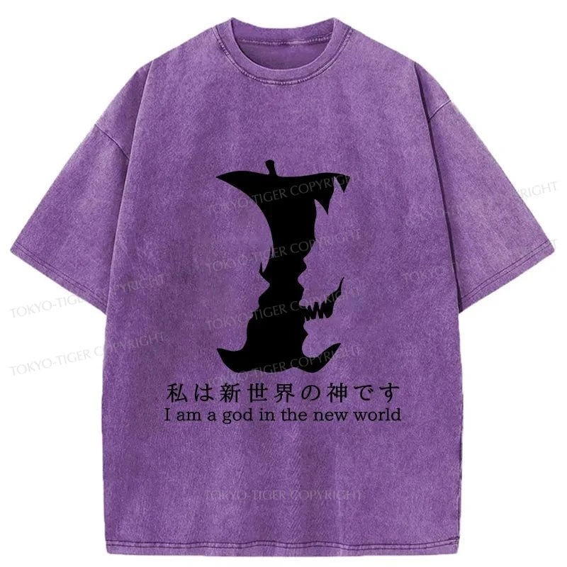 Tokyo-Tiger Death Note Logo Washed T-Shirt