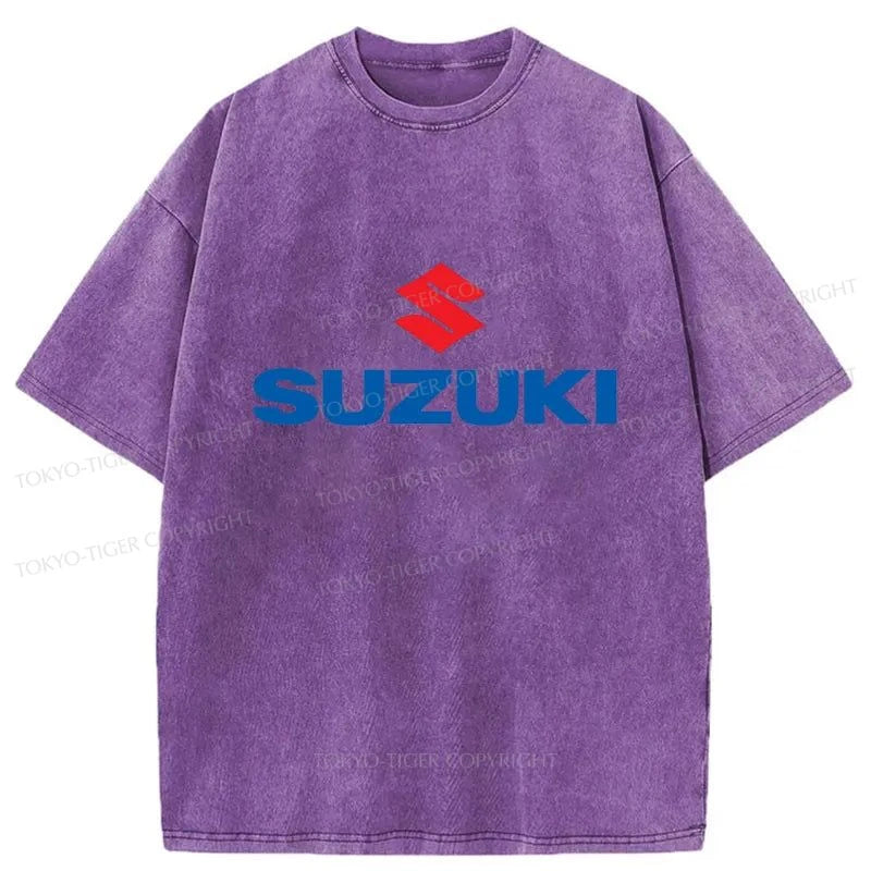 Tokyo-Tiger Suzuki Logo Japan Washed T-Shirt