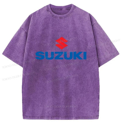 Tokyo-Tiger Suzuki Logo Japan Washed T-Shirt