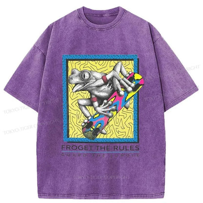 Tokyo-Tiger Froget The Rules Japanese Washed T-Shirt