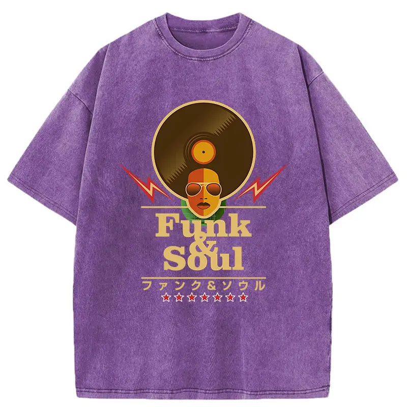 Tokyo-Tiger Funk Soul Music Japan Washed T-Shirt