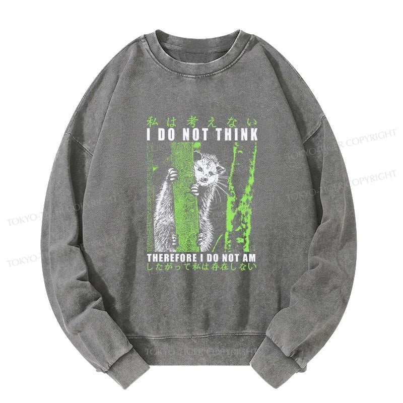 Tokyo-Tiger Stupid Possum Japan Washed Sweatshirt