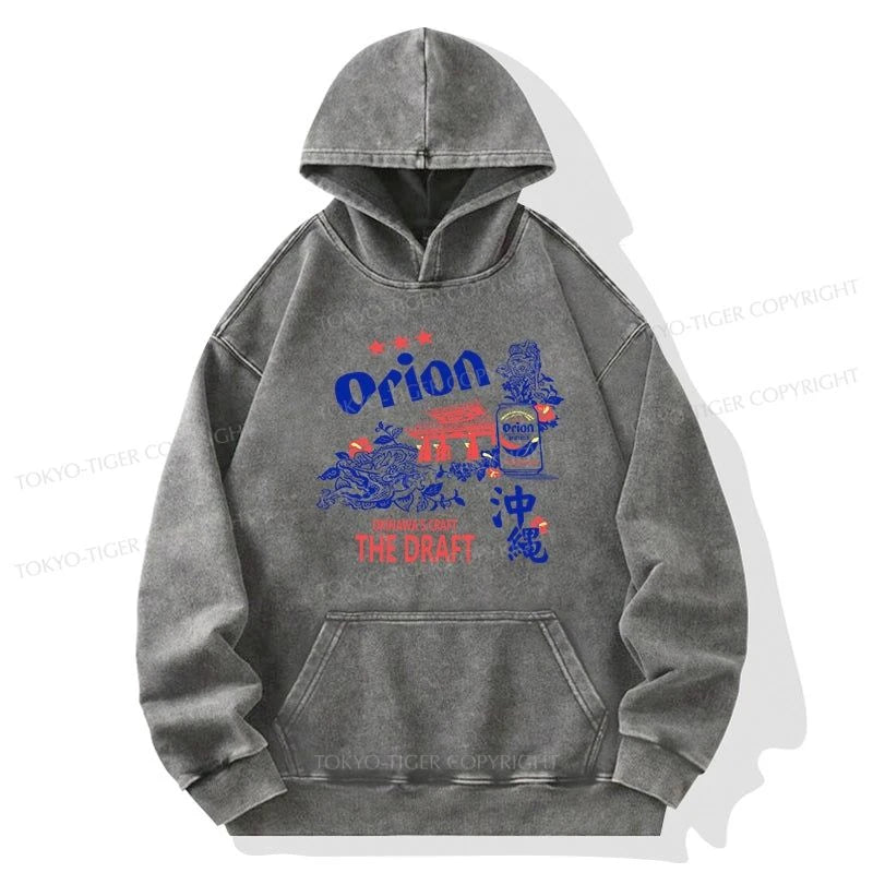 Tokyo-Tiger Orion Beer With Okinawa Washed Hoodie