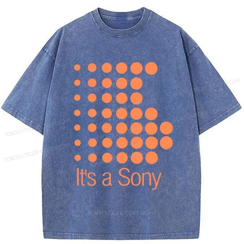 Tokyo-Tiger It's A Sony Washed T-Shirt