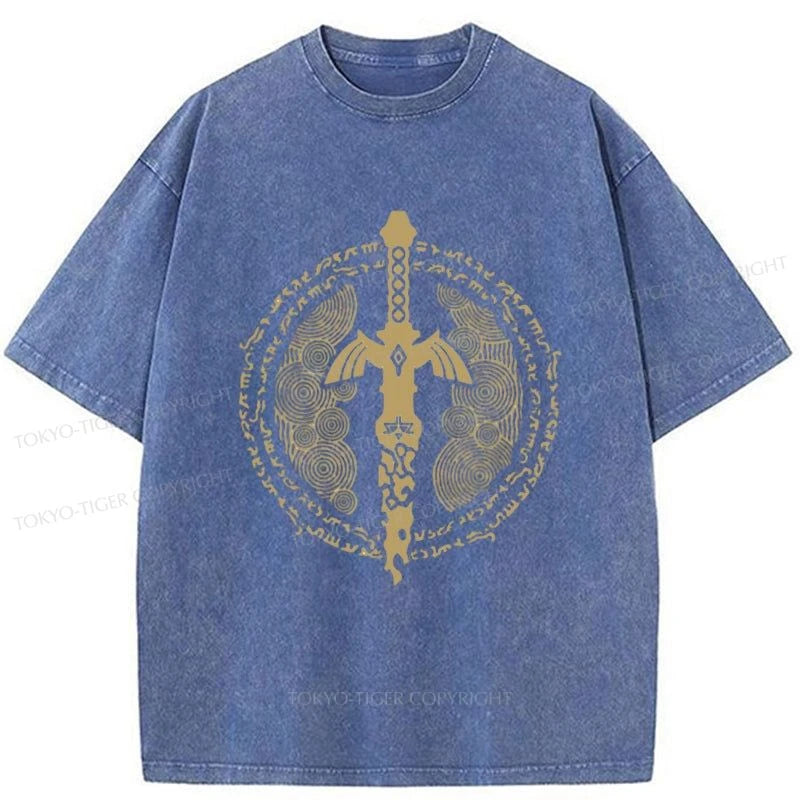 Tokyo-Tiger Magic Sword Japan Washed T-Shirt