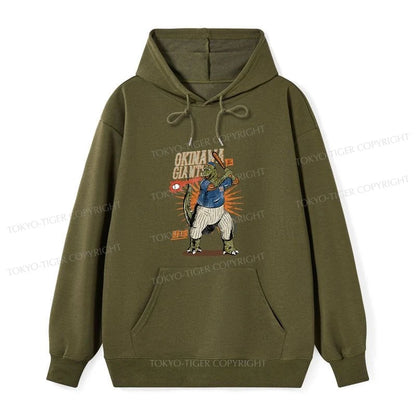 Tokyo-Tiger OKINAWA GIANTS Dinosaur Classic Hoodie