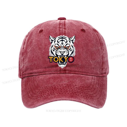 Tokyo-Tiger Logo Washed Cap